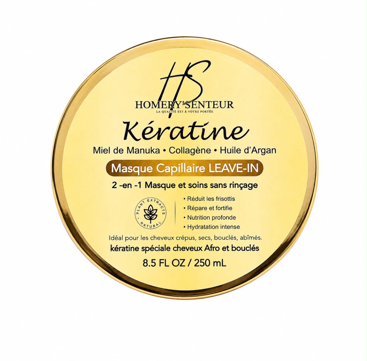Masque Capillaire Leave-In à la Kératine