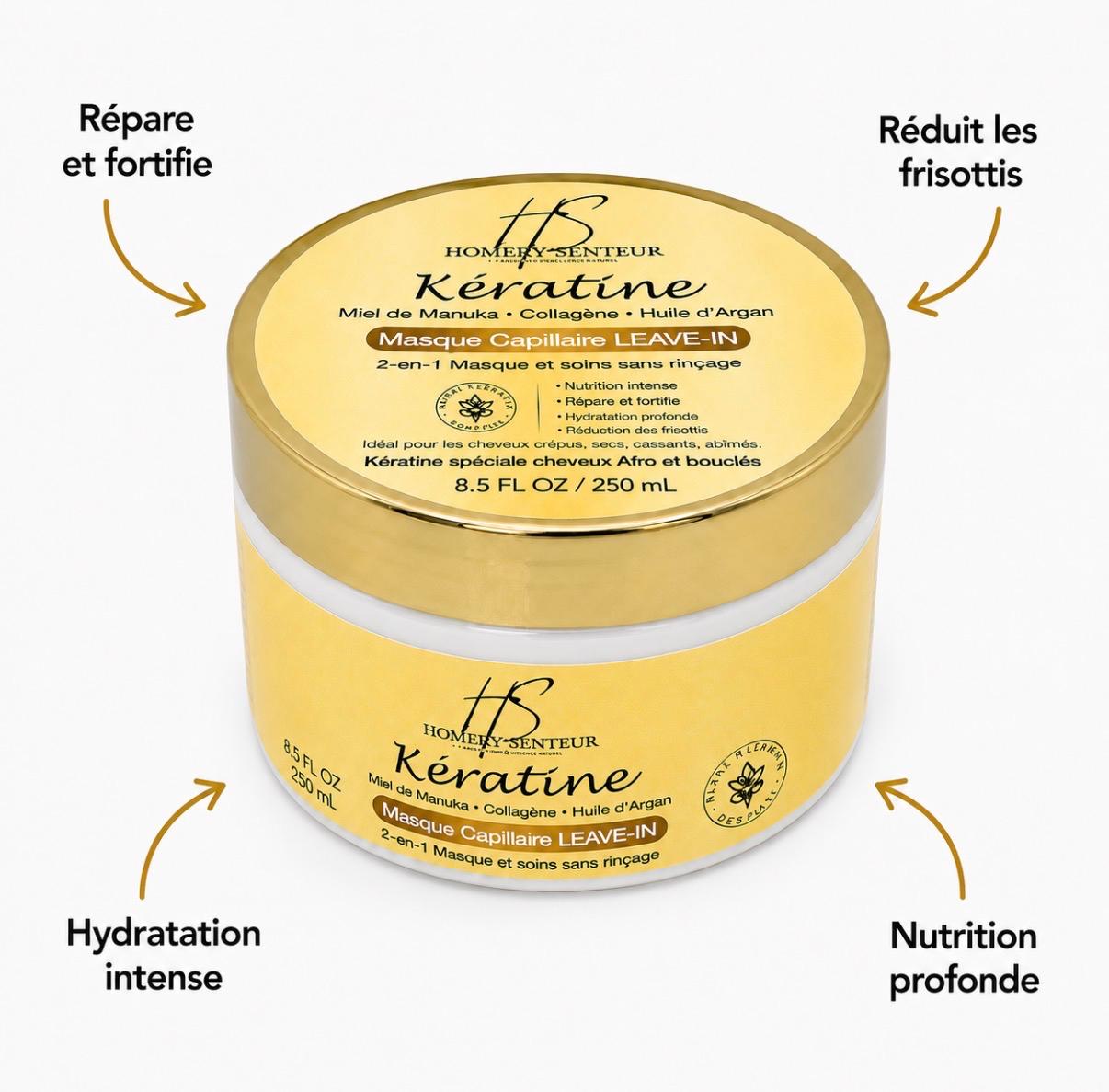 Masque Capillaire Leave-In à la Kératine